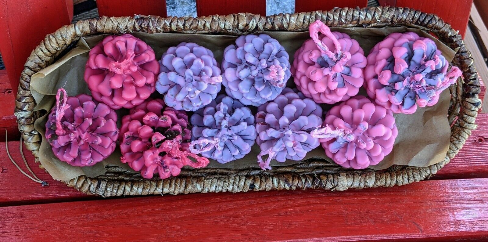 Vanilla scented Pine Cone Fire Starters - Fresh Stock Dated January 2026