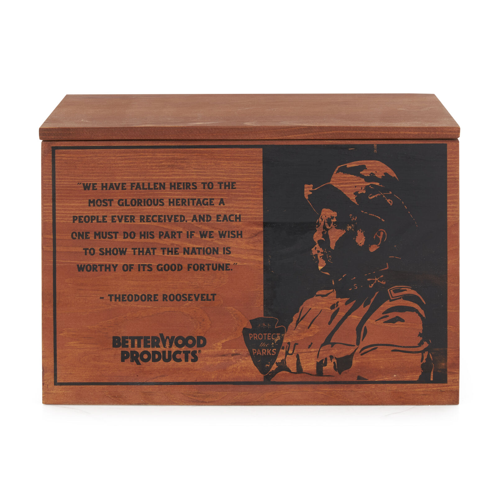 Better Wood Products Protect the Parks Series Fatwood Firestarter Crate, Glacier - Fresh Stock Dated January 2026