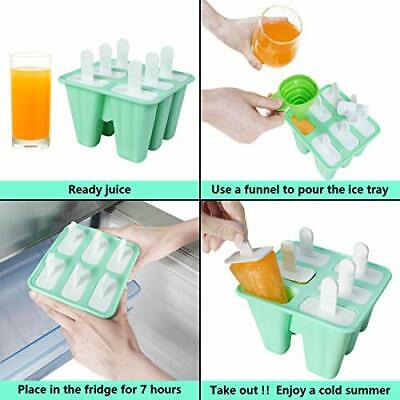 Popsicle Molds, Silicone Popsicle Molds DIY Reusable Ice Pop Molds - Easy - Fresh Stock Dated January 2026