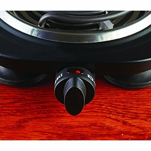 Brentwood TS-321BK 1000w Single Electric Burner, Black - Fresh Stock Dated February 2026