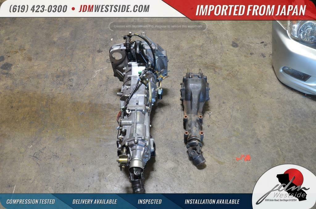 JDM 2004 2005 2006 SUABARU  LEGACY EJ20X  TRANSMISSION AND REAR DIFF FD 4.11 - Fresh Stock Dated December 2025
