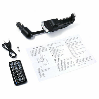 Car Hands-free IR FM MP3 Music Player Charger   LED Wireless Car Charger Mount - Fresh Stock Dated December 2025