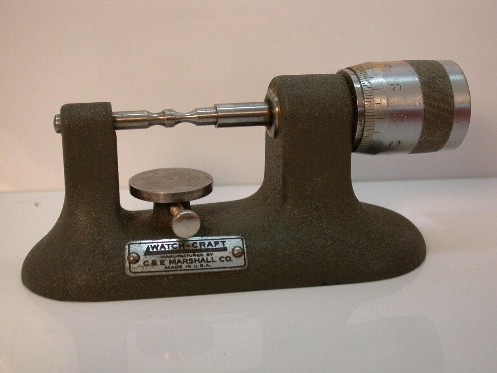 C & E Marshall Bench Micrometer With Gauge in with Original Instructions - 25C - Fresh Stock Dated December 2025