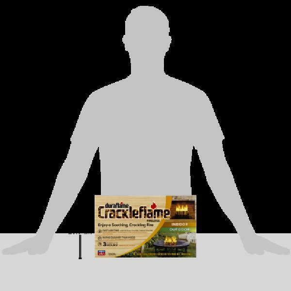 duraflame&reg; Crackleflame&reg; 4.5lb 3-hr Indoor/ Outdoor Firelog - 4-pack - Fresh Stock Dated January 2026