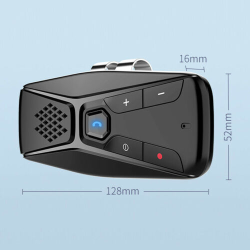 Sun Visor Clip Bluetooth Wireless Handsfree Car Speaker Kit for Dual Phone Dirve - Fresh Stock Dated December 2025