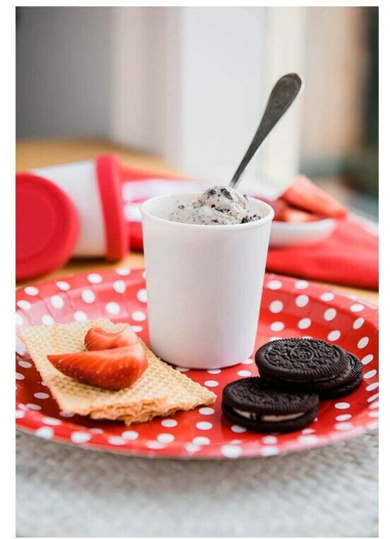 Mini Envases Para Congelador De Helados - Juego De 6 Con Tapas De Silicona - Fresh Stock Dated February 2026