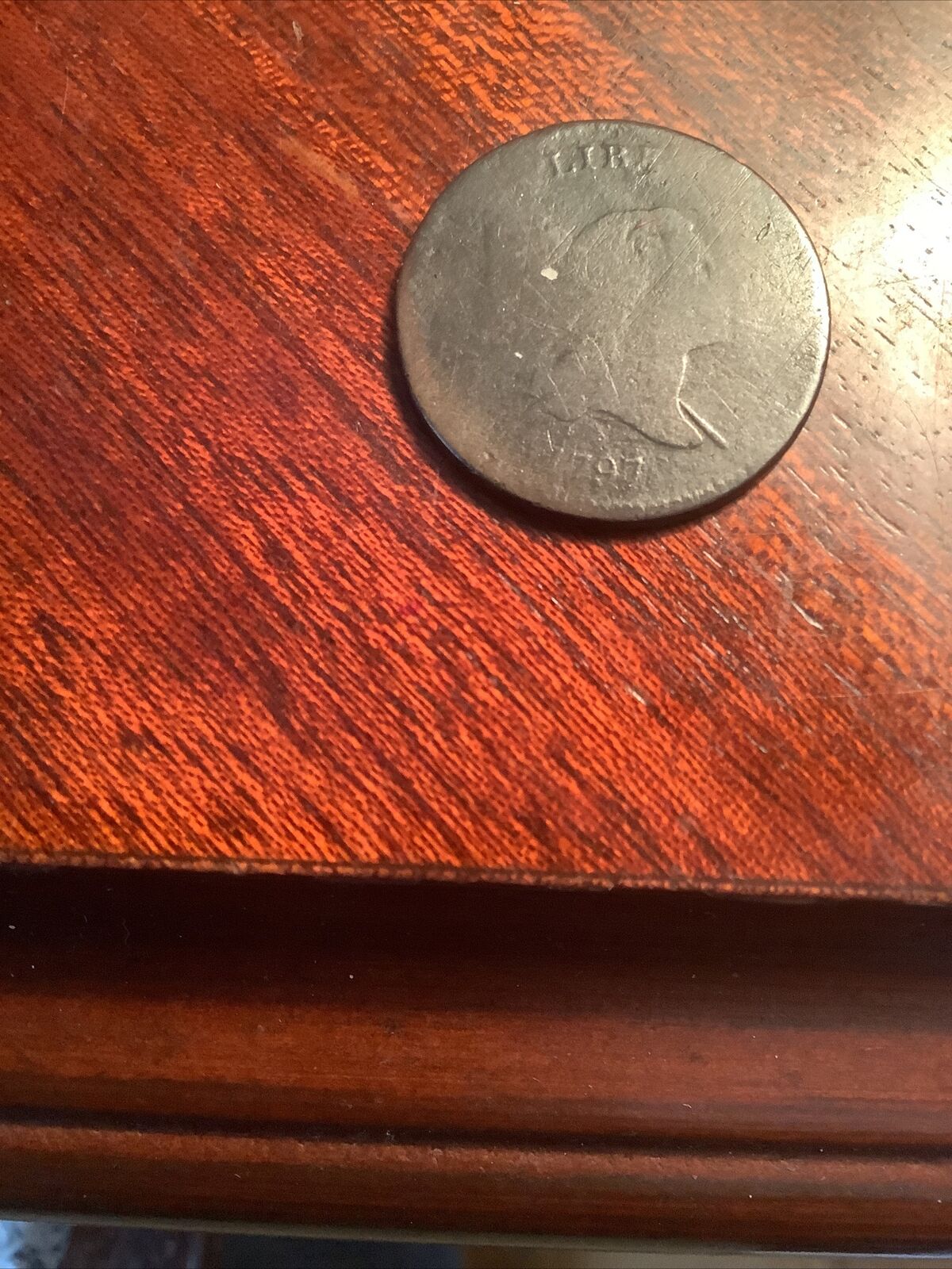 1797  LIBERTY CAP  HALF CENT   plain edge  see description - Good Condition ^ - Fresh Stock Dated December 2025