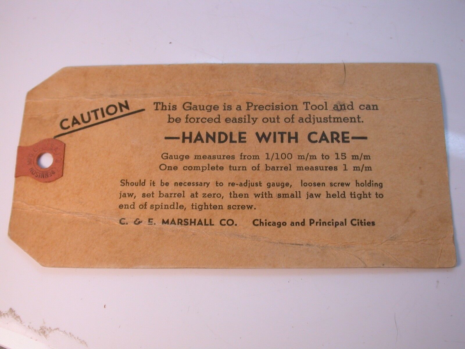 C & E Marshall Bench Micrometer With Gauge in with Original Instructions - 25C - Fresh Stock Dated December 2025