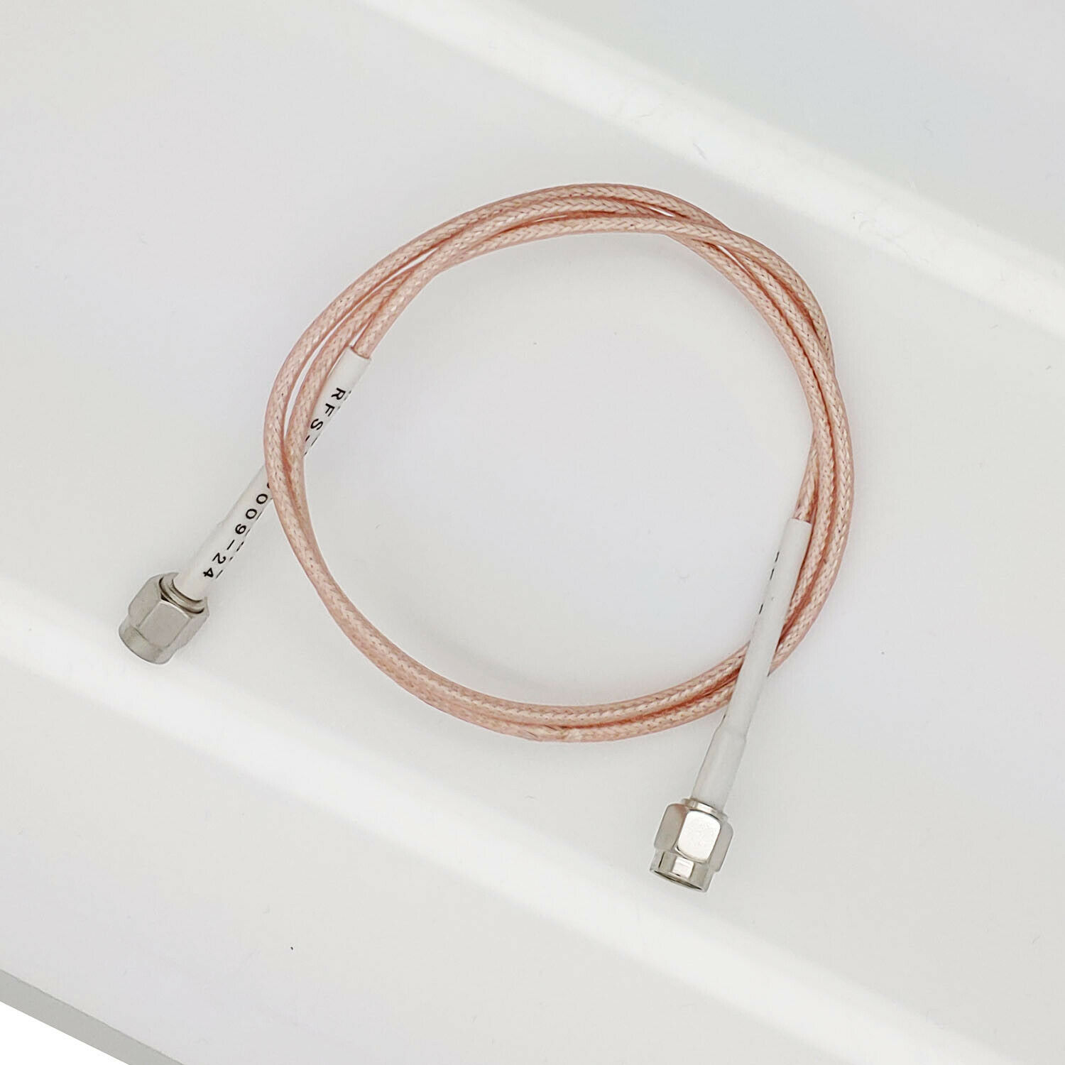 SMA Male (Plug) to SMA Male (Plug) RG316/U Coaxial Cable Assembly, 24 inch - Fresh Stock Dated December 2025