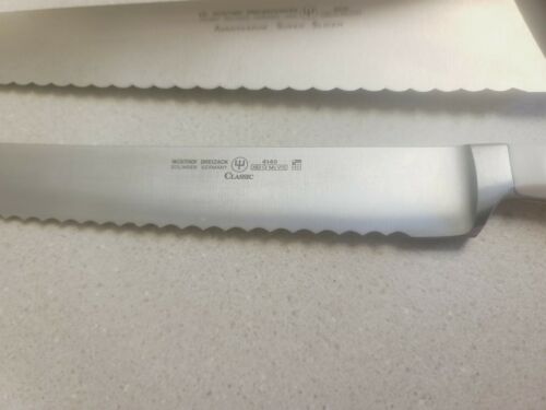 Wusthof Germany Super Slicer Avantgarde 4516 + Classic 4516 + Sharpening Steel - Fresh Stock Dated January 2026