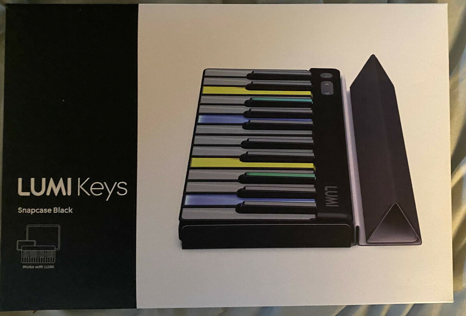 ROLI BLACK Lumi Keys Studio Edition 4D MIDI Bluetooth Keyboard w/ ROLI Snapcase - Fresh Stock Dated December 2025