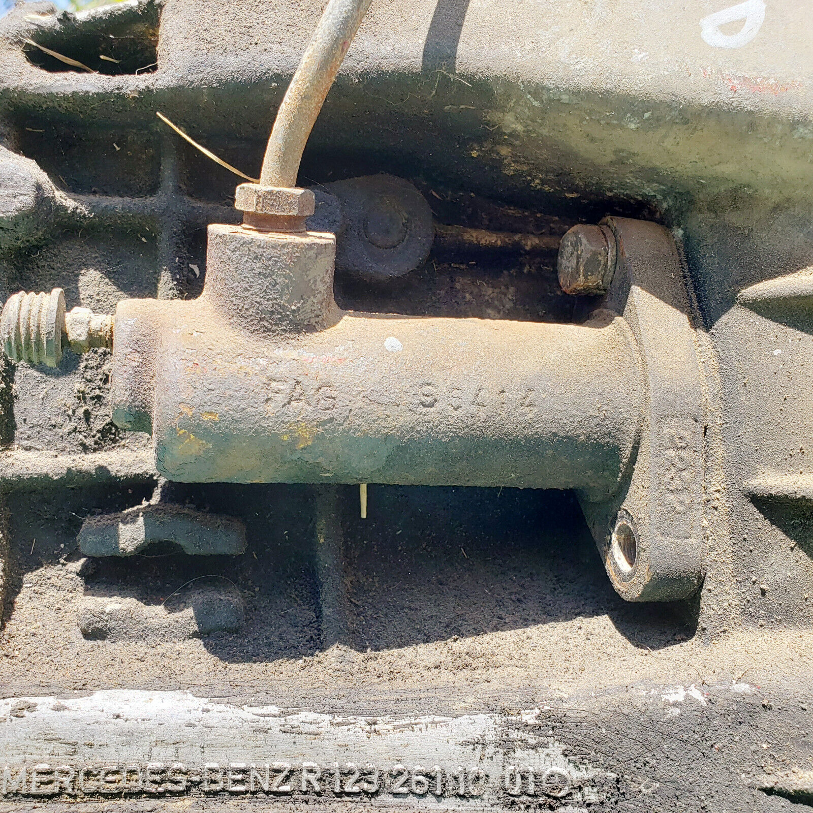 1983 Mercedes W123 240D Diesel 4 Speed Manual Transmission 12336110 01 83 MT - Fresh Stock Dated December 2025