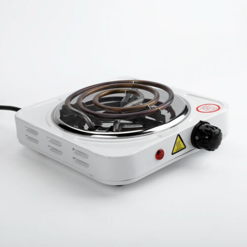 500W-1500W Portable Electric Single Burner Hot Plate Kitchen Stove Dorm Cooktop - Fresh Stock Dated February 2026