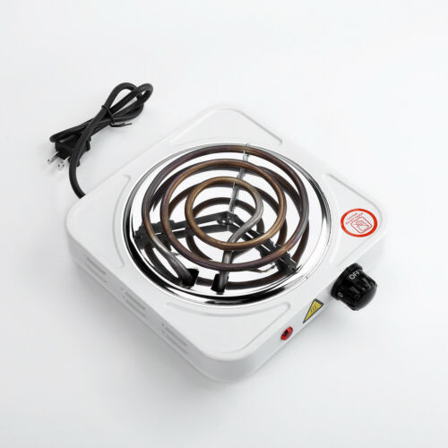500W-1500W Portable Electric Single Burner Hot Plate Kitchen Stove Dorm Cooktop - Fresh Stock Dated February 2026