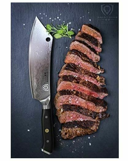 Dalstrong 8” “The Crixus” Chef and Cleaver Hybrid Knife  - Shogun Series - Fresh Stock Dated January 2026