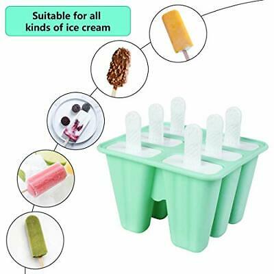 Popsicle Molds, Silicone Popsicle Molds DIY Reusable Ice Pop Molds - Easy - Fresh Stock Dated January 2026