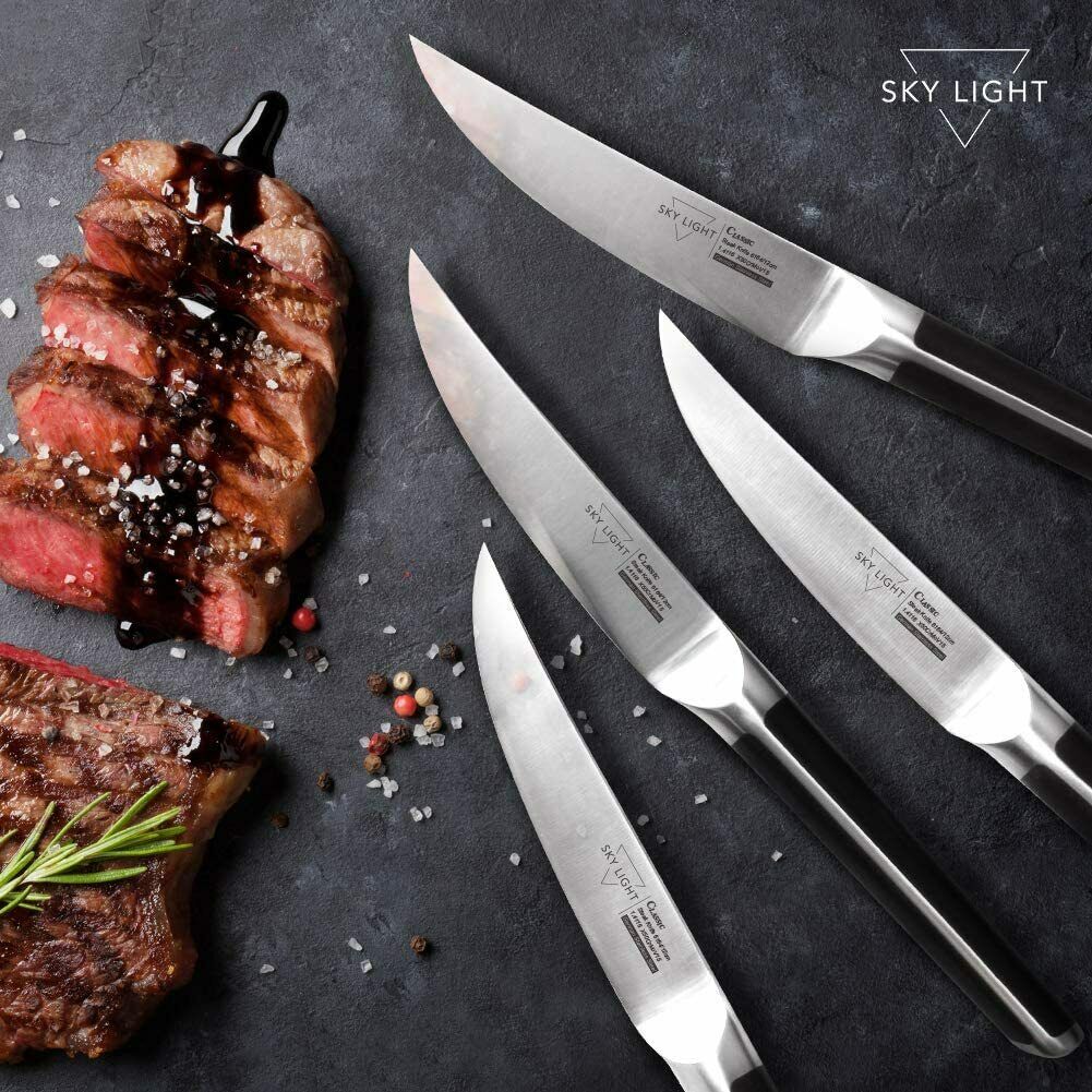 Skylight *4.5 inch Non Serrated Steak Knife Set of 4  Classic Steak Knife - Fresh Stock Dated January 2026
