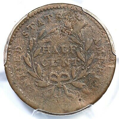 1794 C-6 R-5+ PCGS VG Details Liberty Cap Half Cent Coin 1/2c - Fresh Stock Dated December 2025