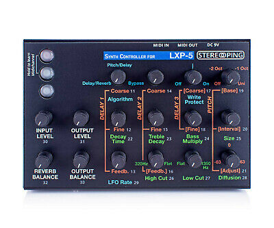 Stereoping LXP-5 Midi Controller for Lexicon LXP-5 Multi Effects Reverb Synth - Fresh Stock Dated December 2025