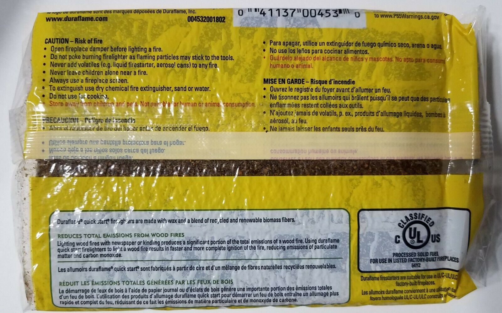 2 Duraflame Quick Start 4 Pack Fast Firelighter Fireplace Pit Wood Light Starter - Fresh Stock Dated December 2025