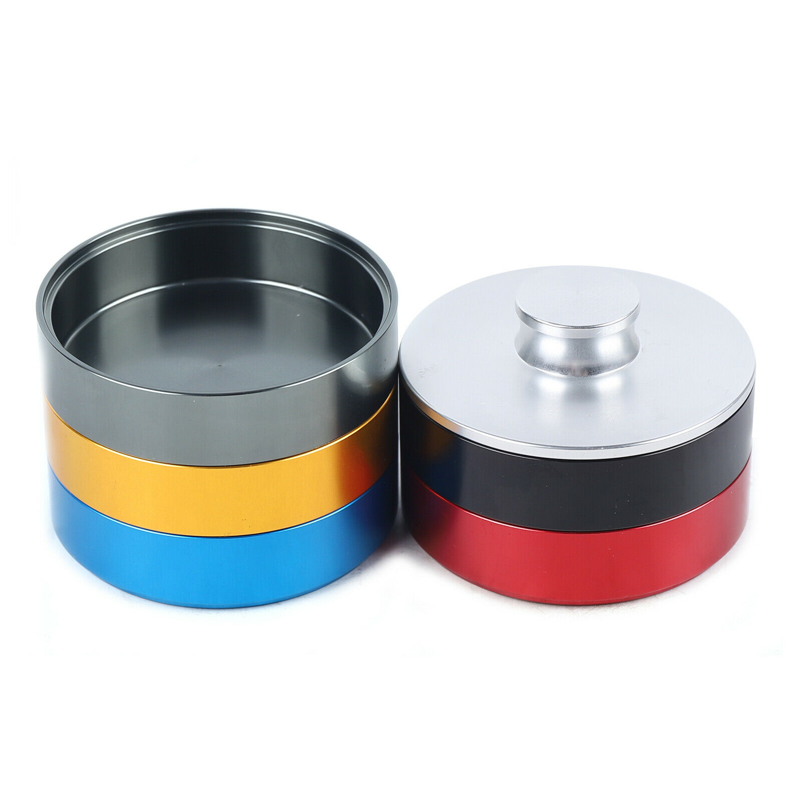 5Pcs Multi-tier Aluminum Alcohol or Benzine Oil Cup For Watch Repair Maintenance - Fresh Stock Dated December 2025