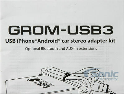 GROM Audio AUDU3 Android & iOS Smartphone Integration for Select 1998-2009 Audi - Fresh Stock Dated December 2025