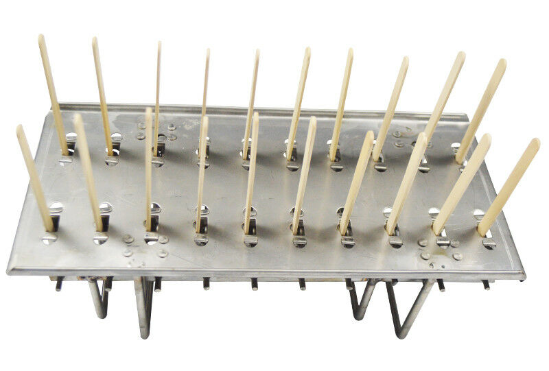 Ice Cream Bars  for Ice Quality 20pcs Stainless Steel Molds Lolly Popsicle021030 - Fresh Stock Dated February 2026