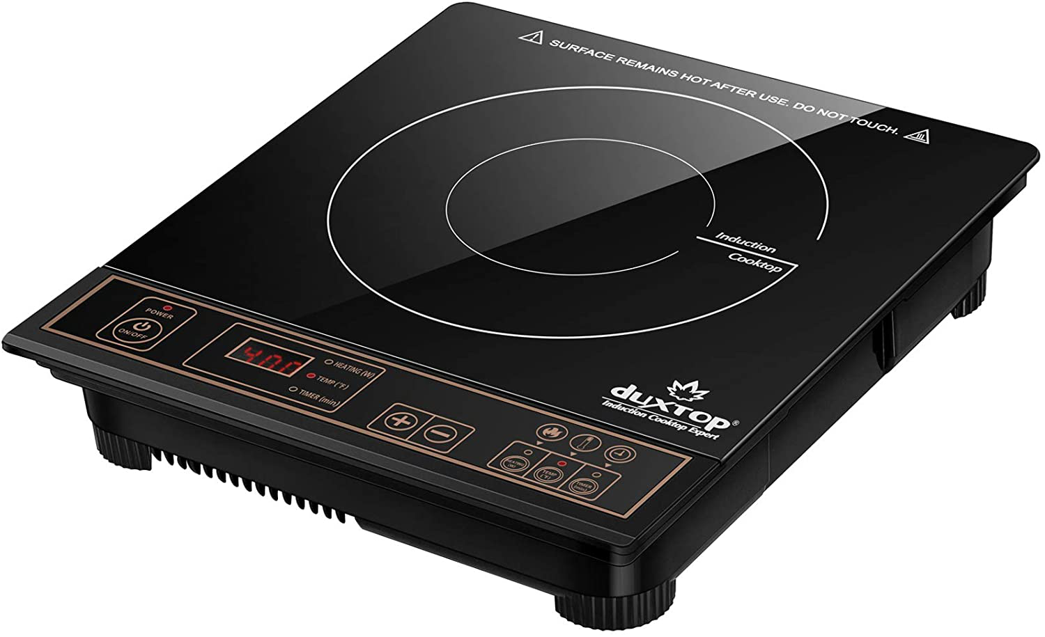 Electric Portable Induction Cooktop Countertop Burner 1800W, Black for Dorm & RV - Fresh Stock Dated February 2026