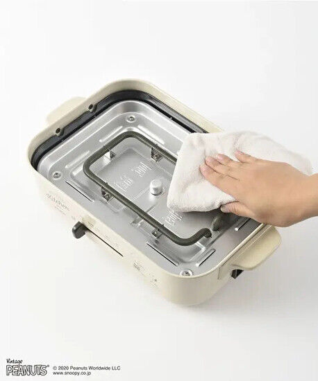 BRUNO PEANUTS Compact Hot Plate Ecru BOE070-ECRU ctm24 163 - Fresh Stock Dated January 2026