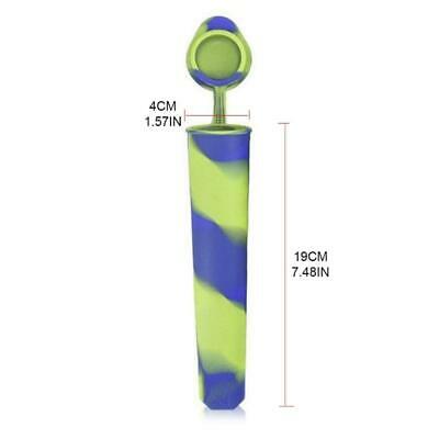 Set of 6 Silicone Ice Cream Mold Popsicle Holder Ice-Pop Sleeves Freezer Kitchen - Fresh Stock Dated February 2026