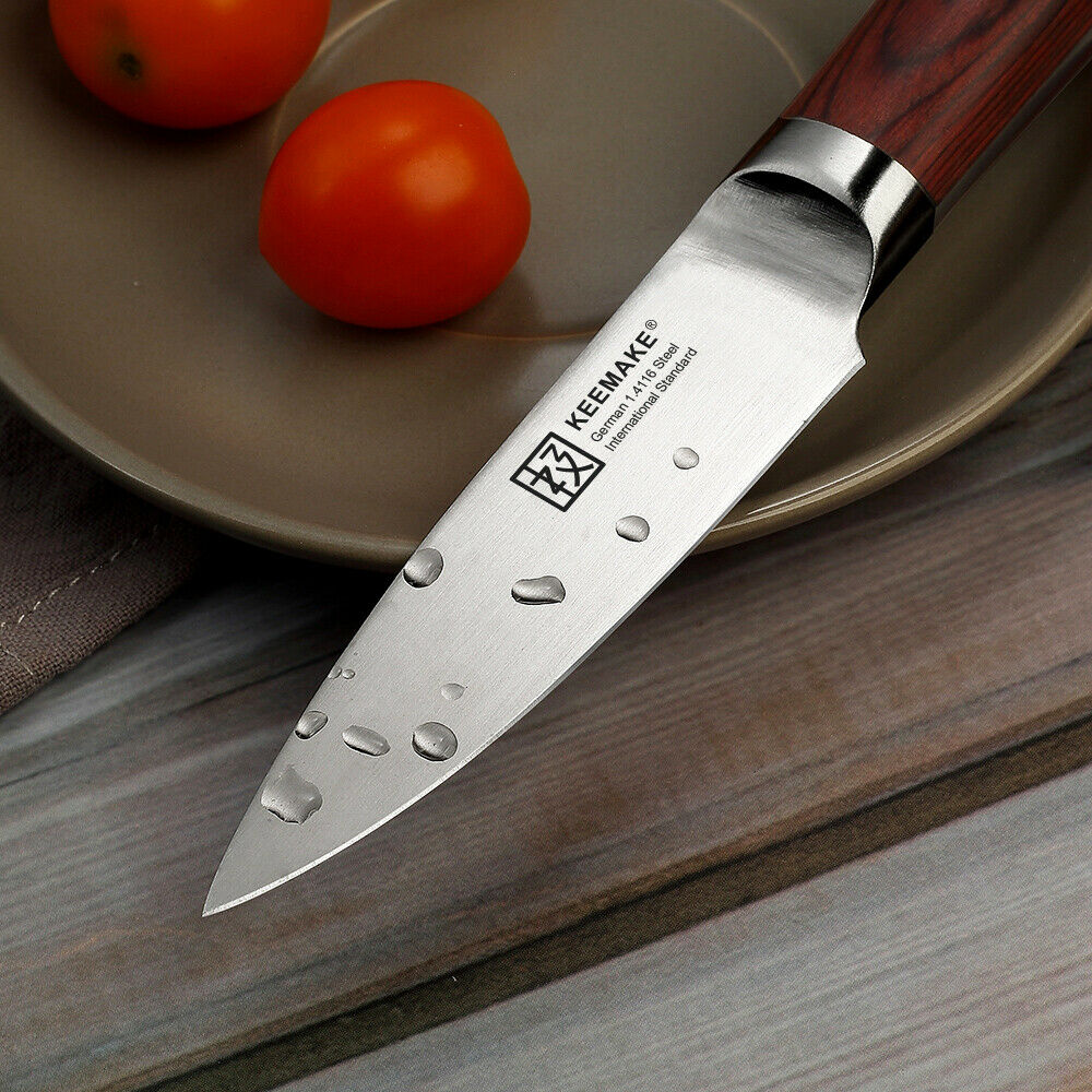 3.5 inch Paring Knife Peeling Knife Stainless Steel Utility Razor sharp Cutter - Fresh Stock Dated January 2026