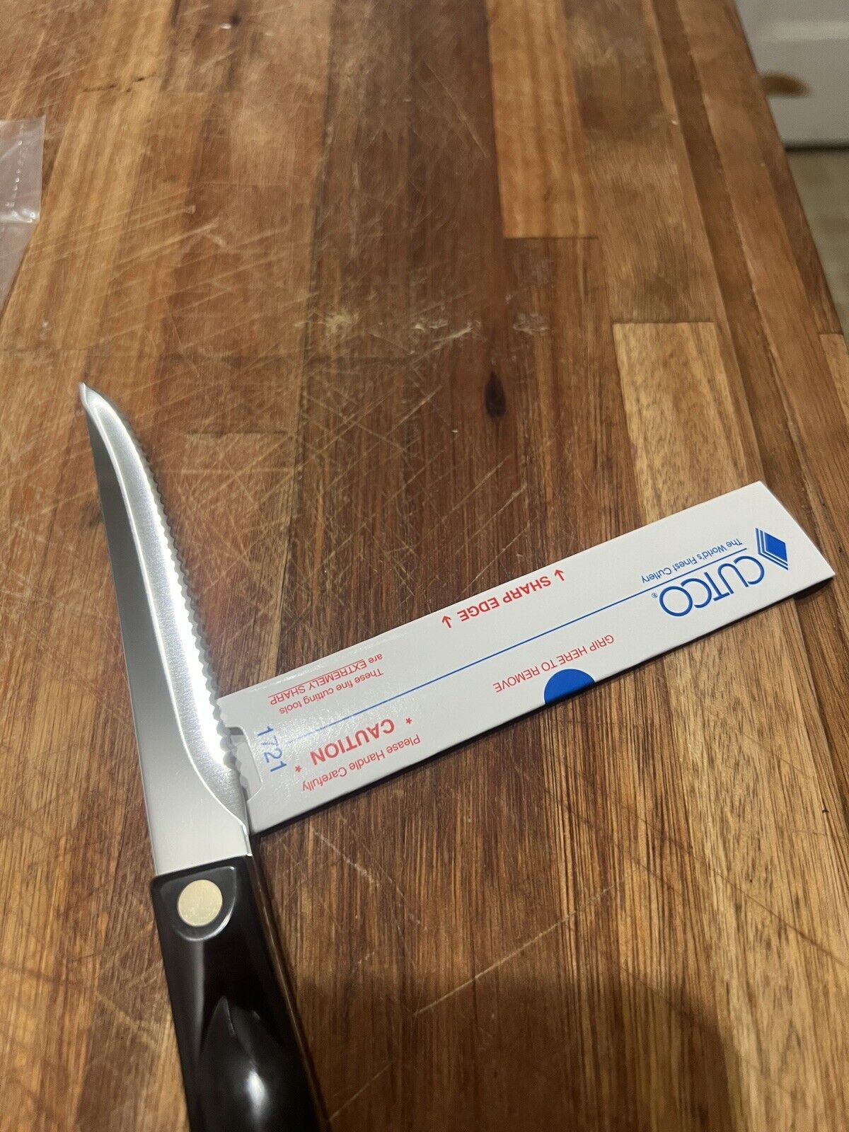 Cutco 1721 Trimmer Knife New in Bag - Fresh Stock Dated February 2026