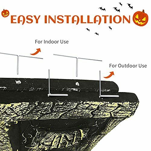 Halloween Foam Tombstones 5 PCS, Halloween Yard Decorations, Lightweight - Fresh Stock Dated January 2026