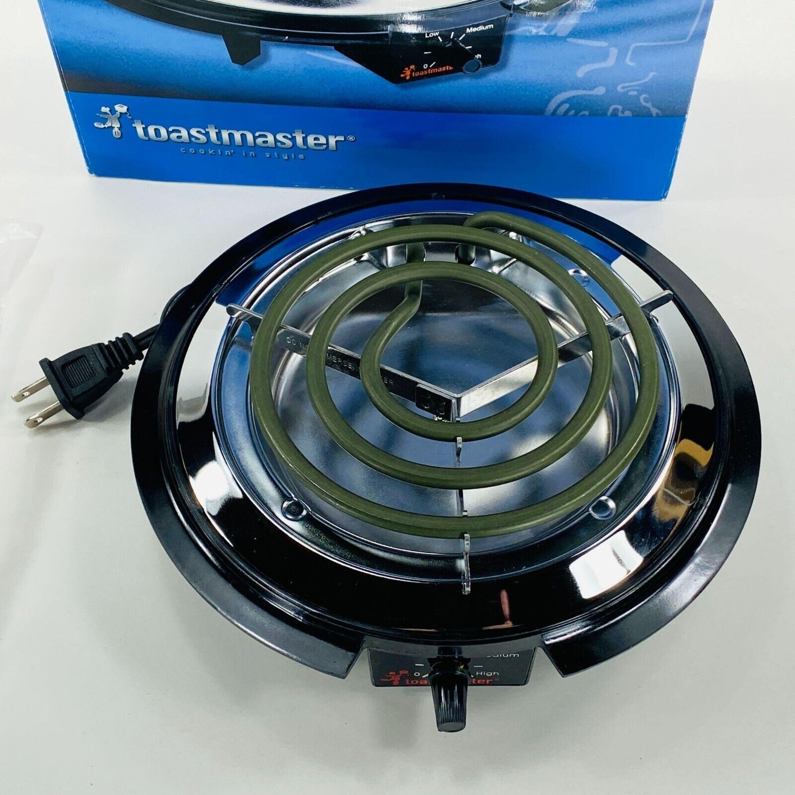 Toastmaster Electric Hot Plate Basic Burner Buffet Range Adjustable Temperature - Fresh Stock Dated February 2026