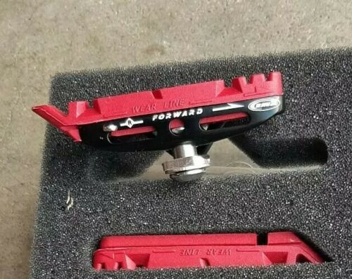 Super light Road Bike Brake Shoes, Titanium Bolts, 2sets high performance pads - Fresh Stock Dated December 2025