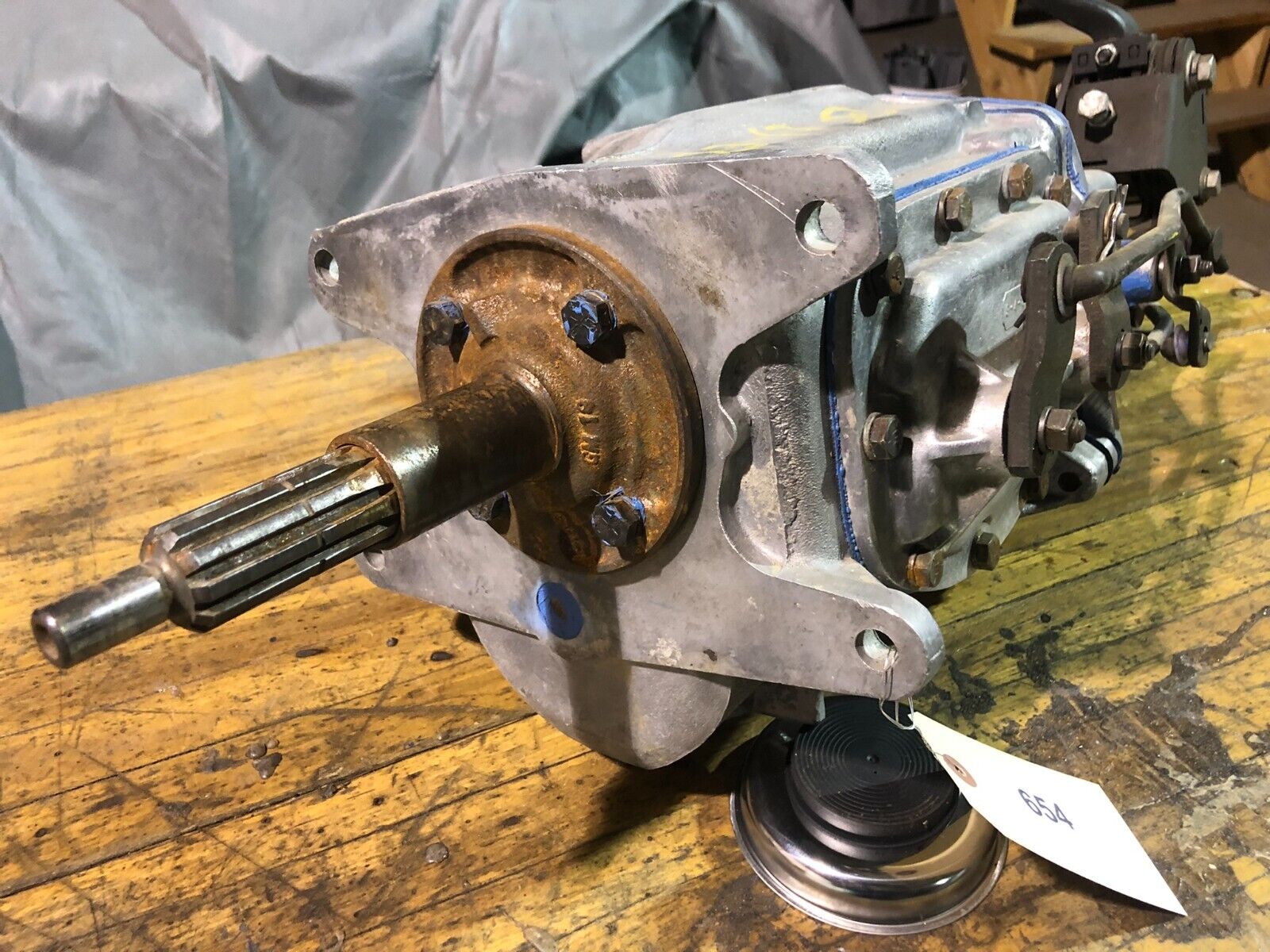 1962 1963 1964 Borg Warner 4 Speed Transmission T10-7D Chevy Corvette Belair GM - Fresh Stock Dated December 2025