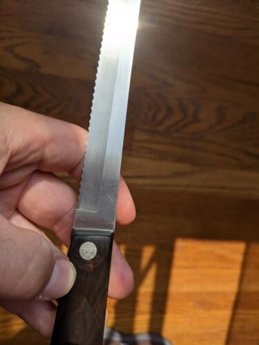 Cutco 1724 Serrated Knife 9.75 inch Blade Color: Brown - Fresh Stock Dated January 2026