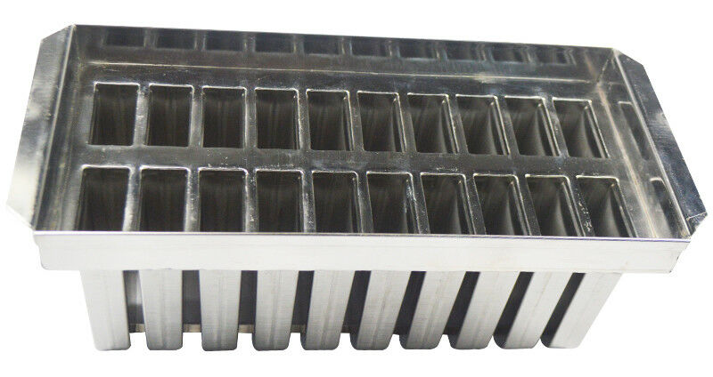 Ice Cream Bars  for Ice Quality 20pcs Stainless Steel Molds Lolly Popsicle021030 - Fresh Stock Dated February 2026