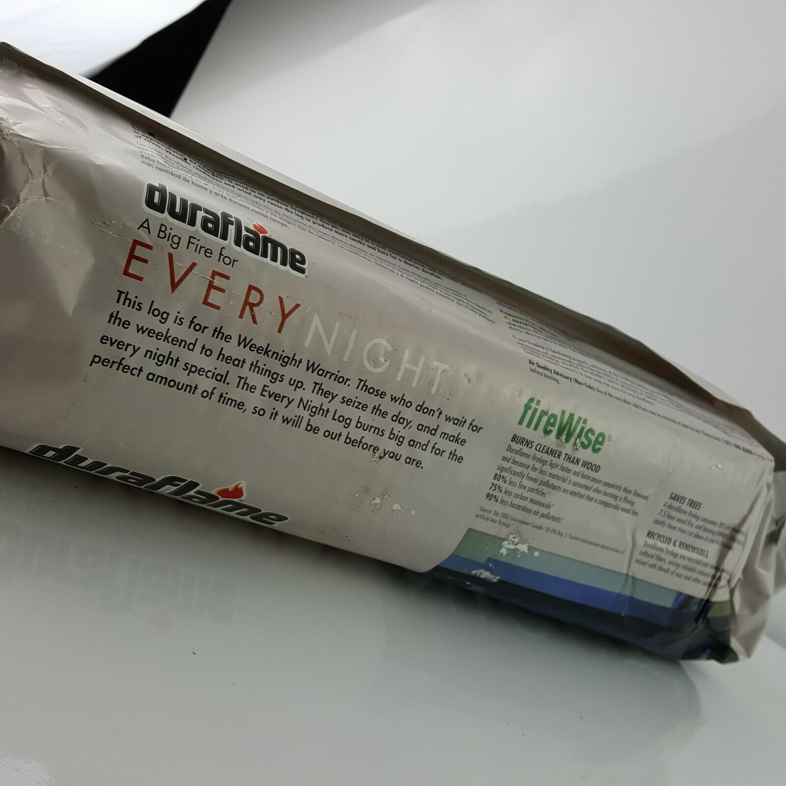 Duraflame BIGFLAME Everynight Style SINGLE 5lb log 2.5 hr - Fresh Stock Dated January 2026