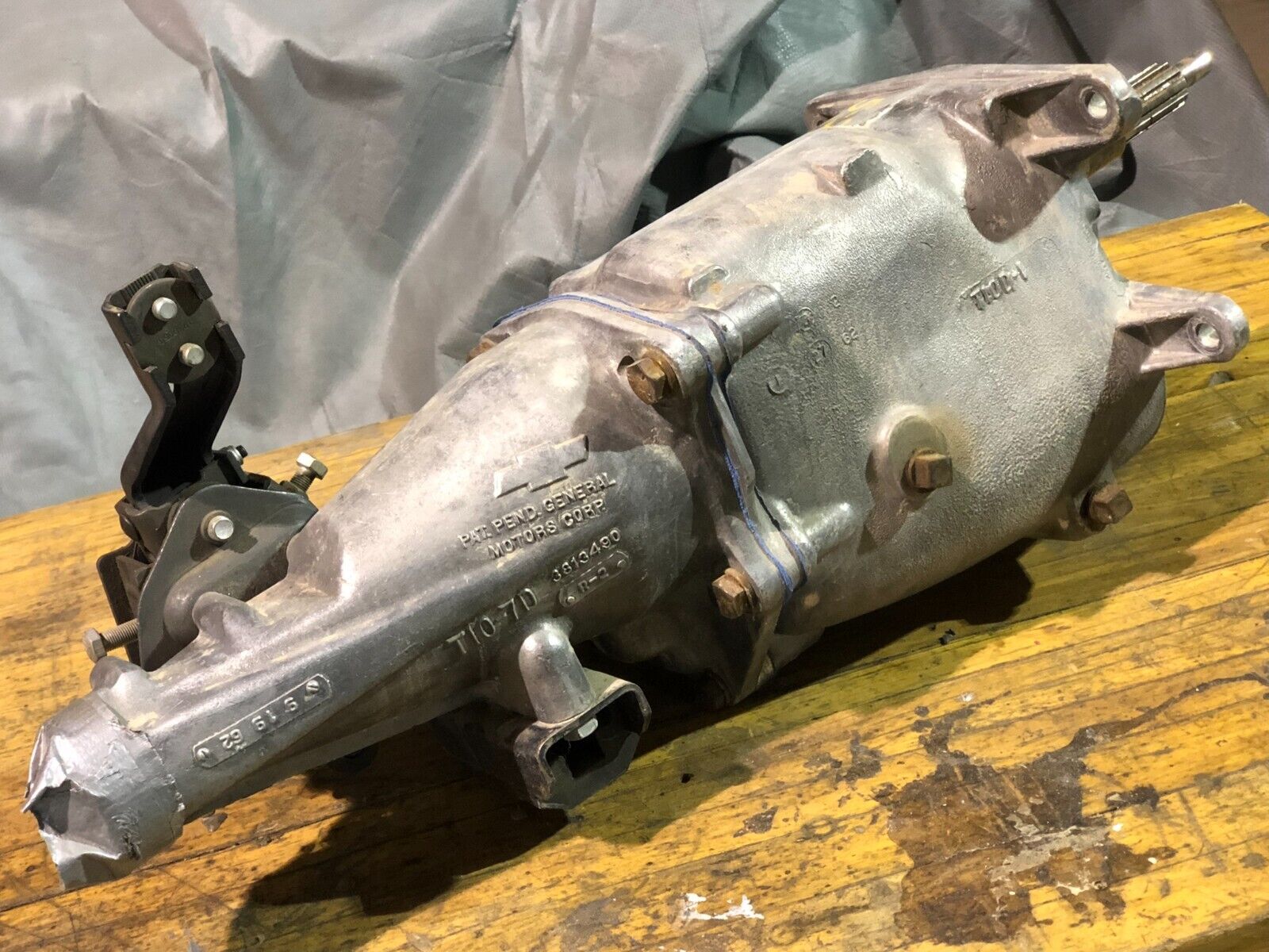 1962 1963 1964 Borg Warner 4 Speed Transmission T10-7D Chevy Corvette Belair GM - Fresh Stock Dated December 2025