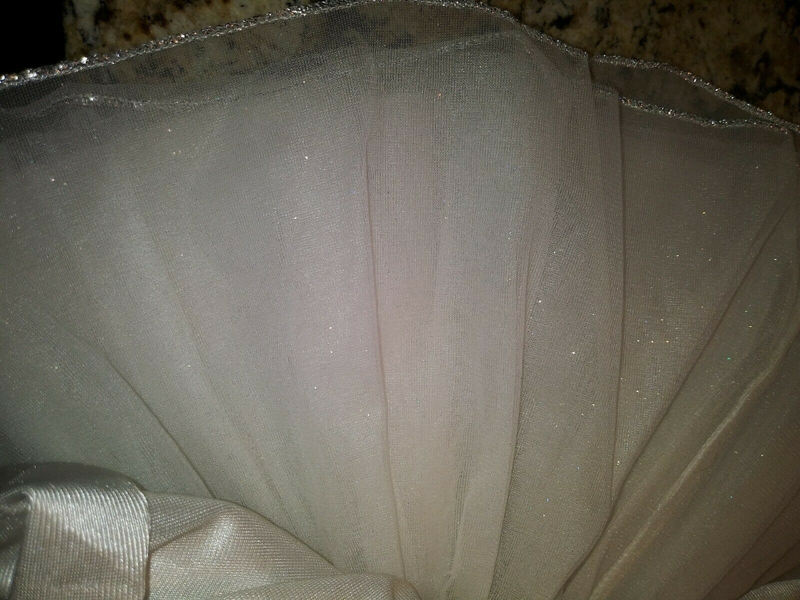 White Fur Sparkles Tutu Dancewear Medium 3-4years - Fresh Stock Dated December 2025