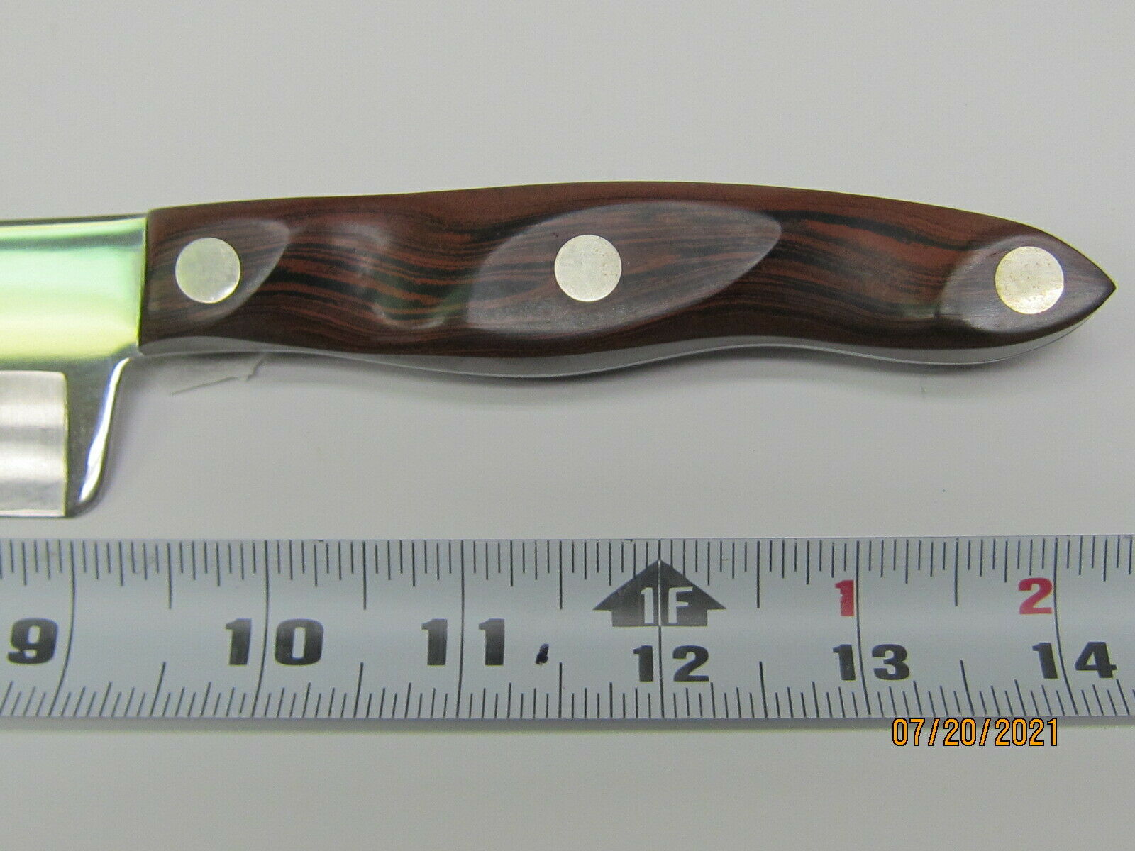 CUTCO NO. 25 CHEF'S KNIFE, EXCELLENT CONDITION, BROWN HANDLE - Fresh Stock Dated January 2026