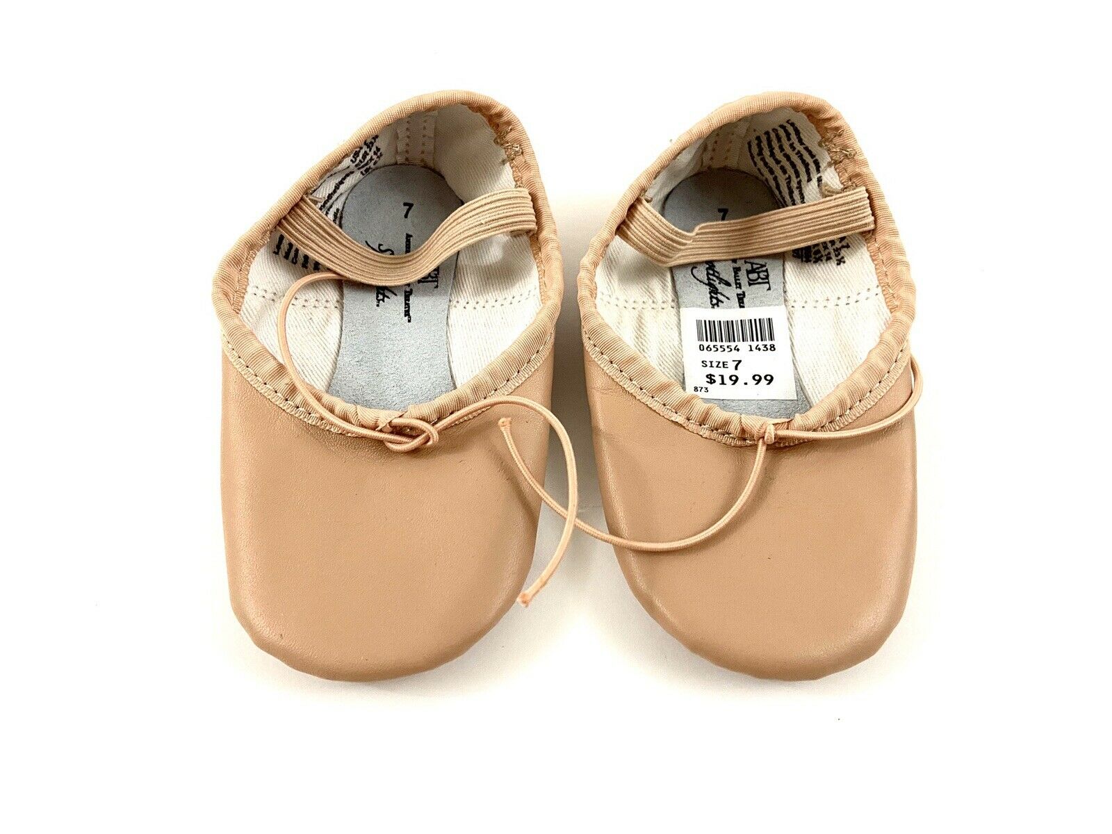 American Ballet Theatre Baby Toddler Girl Leather Pink Ballet Shoes Slippers 7 - Fresh Stock Dated December 2025