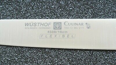 WUSTHOF NEW IN BOX CULINAR fillet  KNIFE #4559/16cm  solingen germany - Fresh Stock Dated January 2026