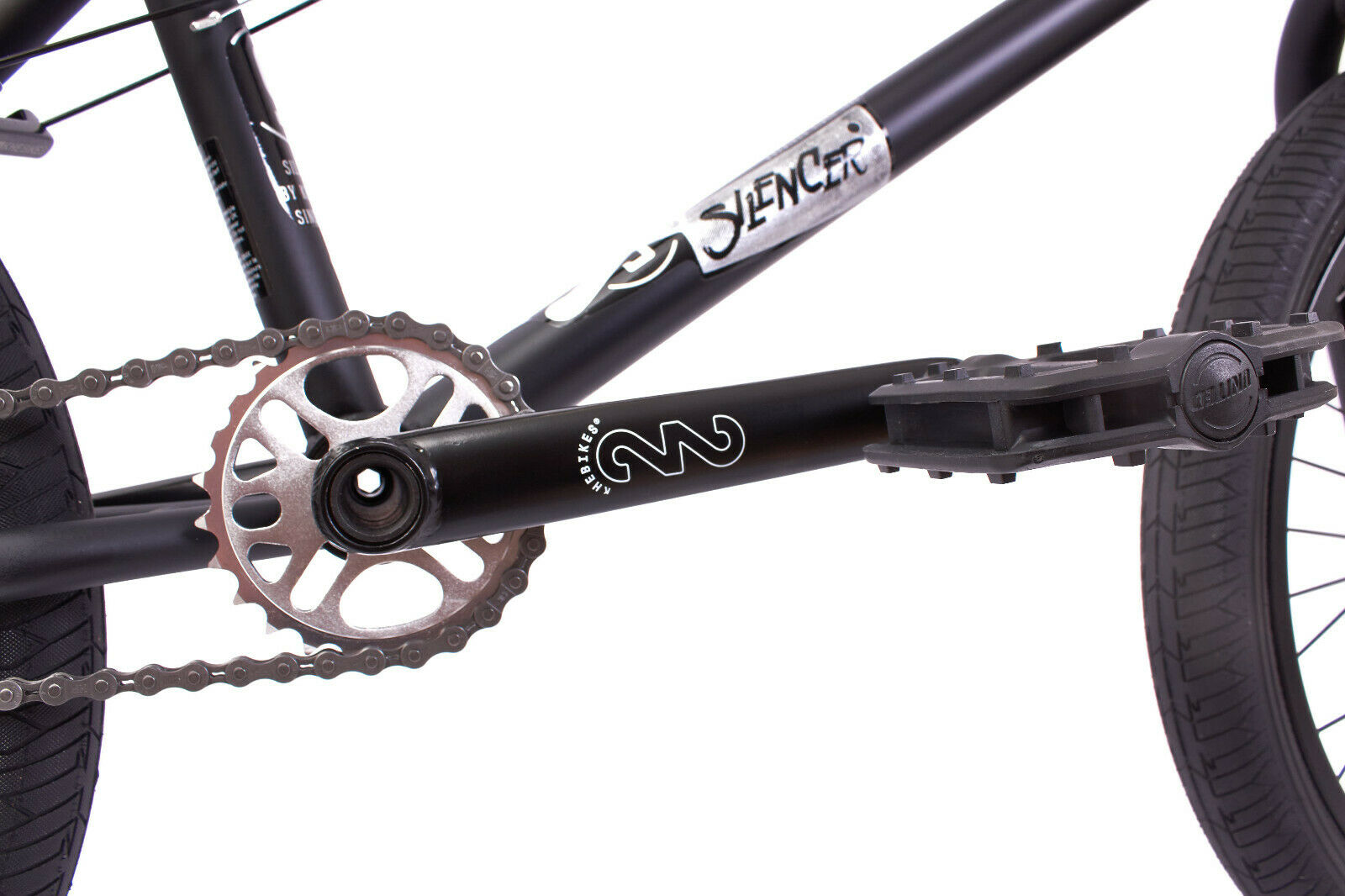 KHE BMX Bike Silencer LT Black 20 Inches With Affix Rotor Only 21.8lbs - Fresh Stock Dated January 2026