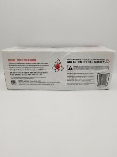 KFC Limited-Edition 11 Herbs & Spices Firelog Enviro-Log Fireplace Wood Stove - Fresh Stock Dated December 2025