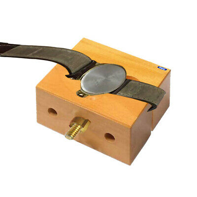 Mxell Solid Wood Wooden Watch Case Holder Vise for Watch Repair, Change Battery - Fresh Stock Dated December 2025