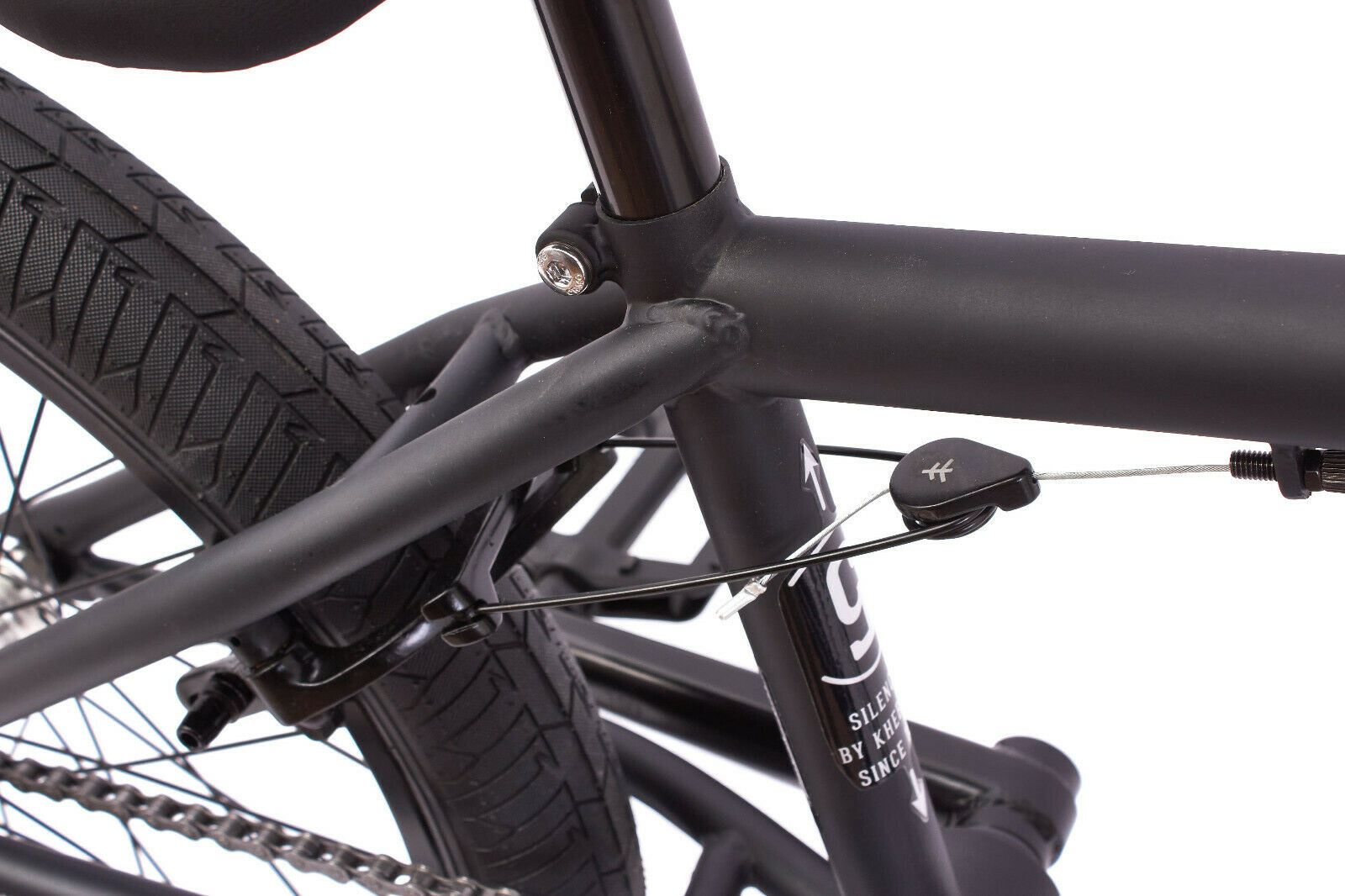 KHE BMX Bike Silencer LT Black 20 Inches With Affix Rotor Only 21.8lbs - Fresh Stock Dated January 2026