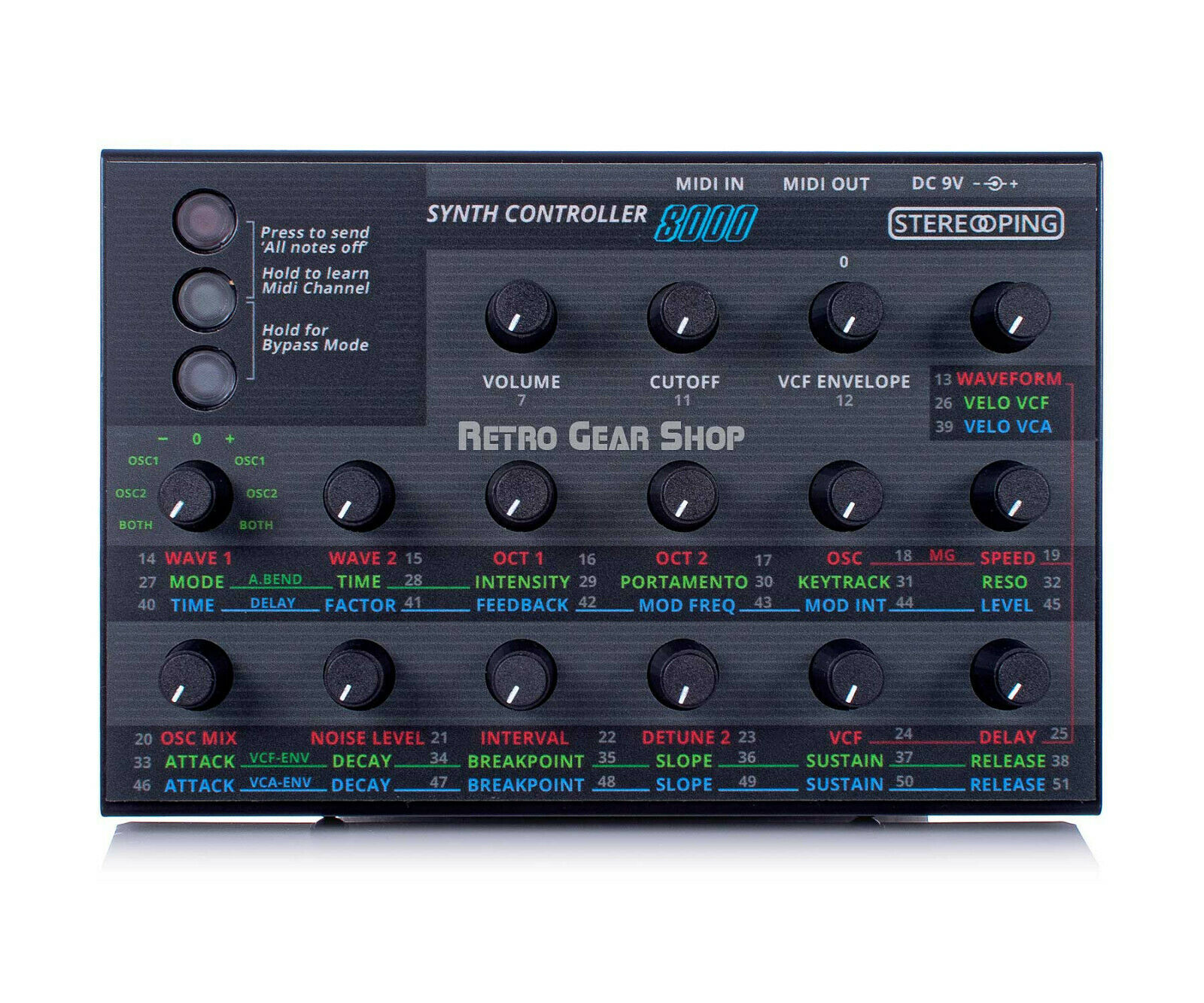 Stereoping CE-1 8000 Midi Controller for Korg DW-8000 EX-8000 Vintage Synth - Fresh Stock Dated December 2025