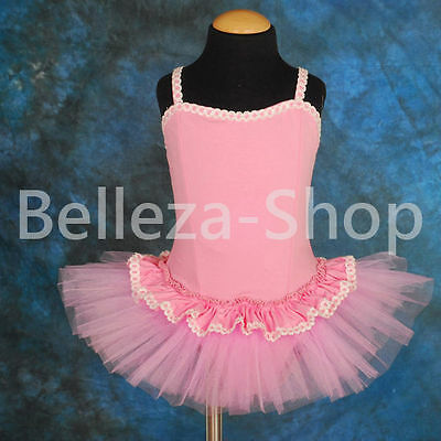 Girls Ballet Tutu Dancewear Leotard Party Fairy Costume Dress Up Size 4-5T BA016 - Fresh Stock Dated December 2025